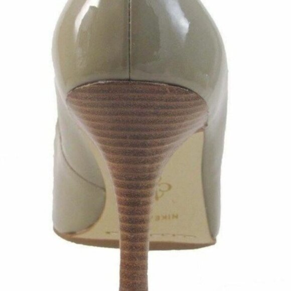 COLE HAAN Women's Lainey Air Khaki Taupe Brown Open Toe Low Heels Pumps 8.5‎ - Picture 3 of 11